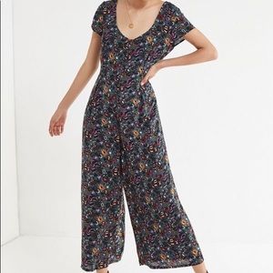 Urban Outfitters Lorelei Button-Down Jumpsuit